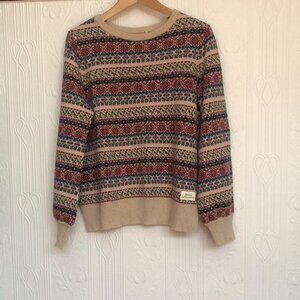 Nice condition - Barbour Laura Ashley Colab - Fair Isle sweater, size Large